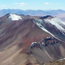 The large crater of the Volcano Juriques